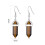 Philip Jones Jewellery Philip Jones Tiger's Eye Gemstone Drop Earrings 5