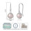 Philip Jones Jewellery Philip Jones Synthetic White Opal Drop Earrings 3