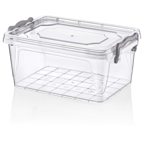 HOBBY LIFE 8 Litre 1-Piece Plastic Rectangular Multi-Box