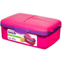 Sistema Lunch Slimline Quaddie, 1.5 L - Pink