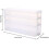 Thrink 3 Layer Fridge Freezer Storage Box | Kitchen Cabinet Organizer | Stackable Boxes with Lids | clear in design | Slimline Design | 1 Deeper Box 8 4