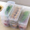 Thrink 3 Layer Fridge Freezer Storage Box | Kitchen Cabinet Organizer | Stackable Boxes with Lids | clear in design | Slimline Design | 1 Deeper Box 8 1