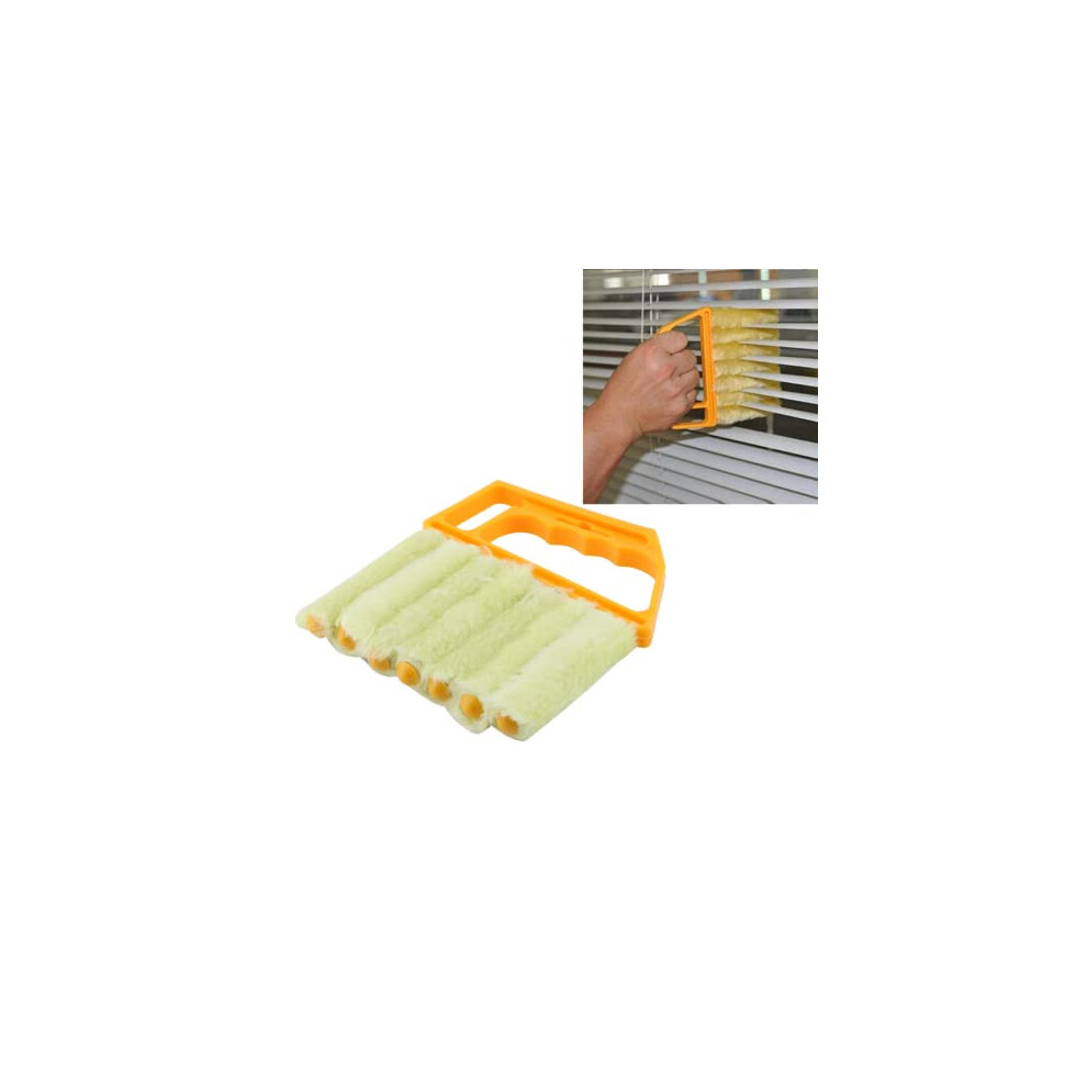 Ebtools- 7 Brush Venetian Blind Cleaner Duster, Window Blind Brush Detachable Kitchen Blinds Brush Washable Hand-Held Windows Cleaner Brush For Window Cleaning