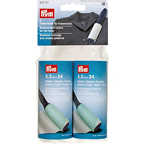 Prym Prym Replacement Rolls, Blue, White, On Size