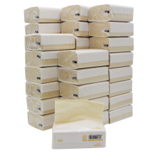 DrDirt Bamboo Facial Tissue - 110-Sheet, 3-Ply, Unscented - Bulk 36 Packs Refill Mini Travel Packs
