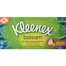 Kleenex Balsam 4 Ply Tissues Monthly Box 24 Packs x 60 Tissues 4440 g