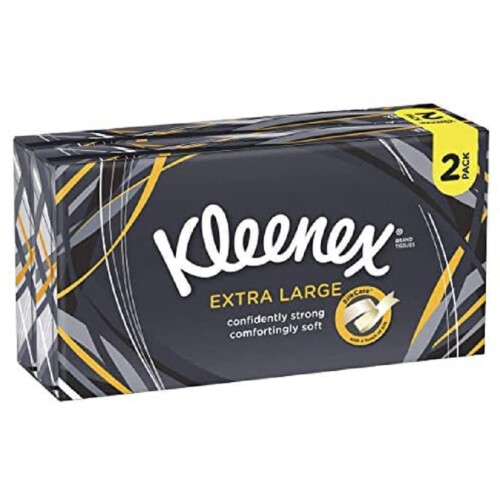 Kleenex Kleenex Extra Large Tissues - White, 2 Count (Pack of 1) 2