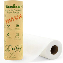 Reusable Paper Towel | Bamboo Eco Kitchen Roll | Multipurpose Eco Cleaning | Strong, Thick and Absorbent | Eco Cloth | Eco Friendly Gifts | Soft on