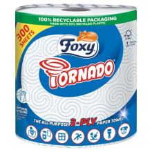 Foxy Tornado Kitchen Towel 3ply (300SHT)