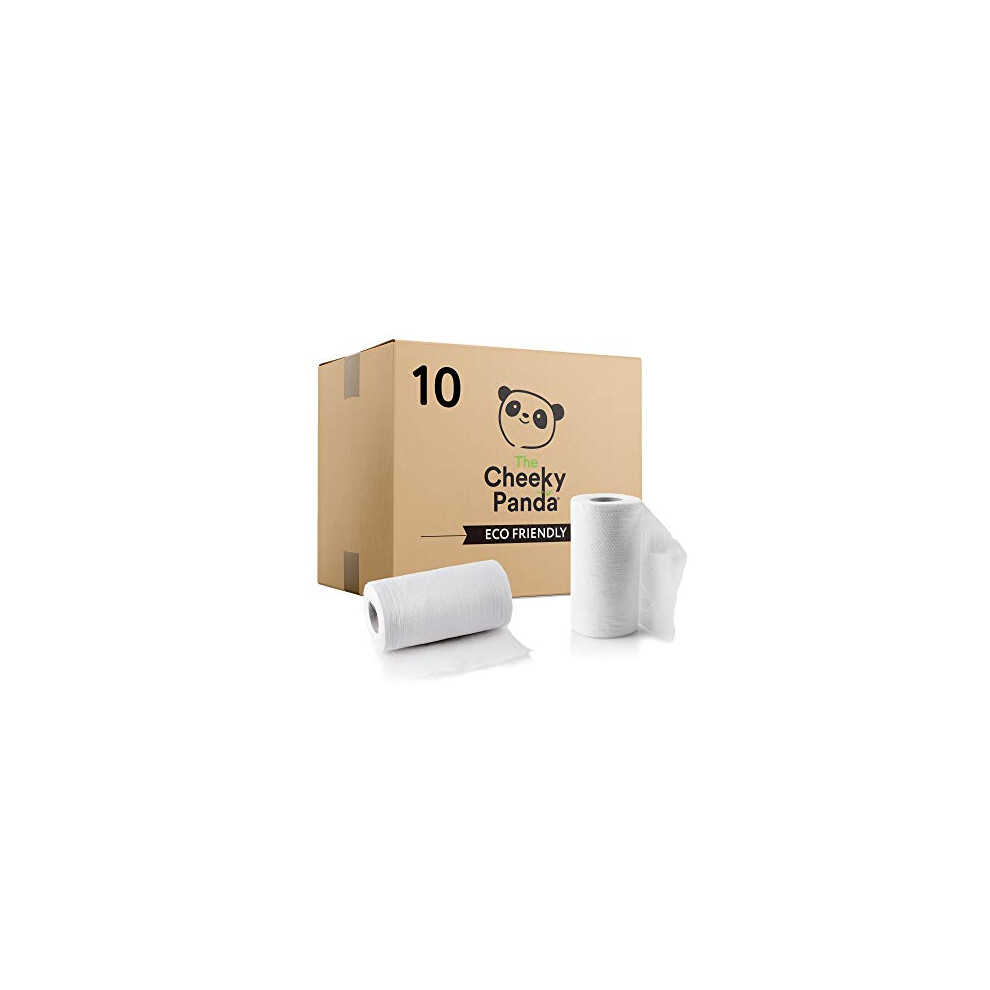 Cheeky Chops, Cheeky Chops Cards, Wanky Candles The Cheeky Panda? Bamboo Kitchen Bulk Box Of 2Ply Rolls,, 10 Count White