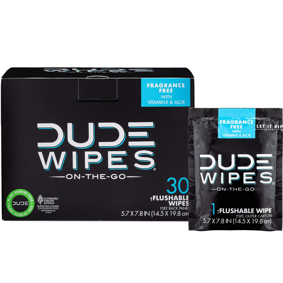 Dude Products Dude Wipes Box of 30