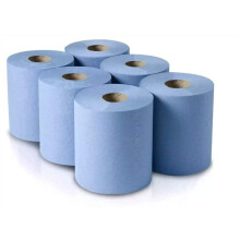 AAM Blue Roll 24 Pack for Kitchen, Workshop, Restaurants | Environment Friendly Kitchen Roll | Paper Towels | Toilet Rolls | Hygienic Fast Drying