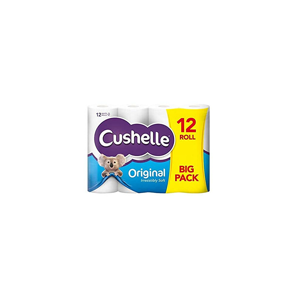 Cushelle Cushioned Toilet Roll (Pack of 12)