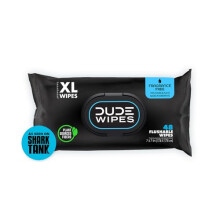 Dude Wipes Flushable Wipes, Unscented & Naturally Soothing, Dispenser Pack (50 ct)