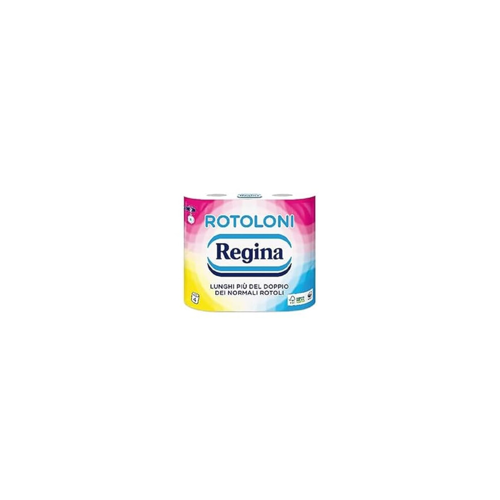 Regina Rotoloni Maxi Toilet Paper Rolls, Pack of 4