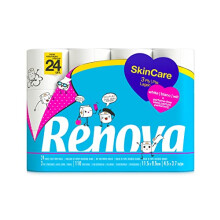 Carta igienica bianca 24R Renova Skin Care