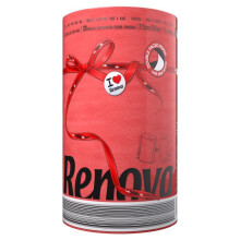 Renova Red Paper Towel 1 Roll, Regular, RG200085891