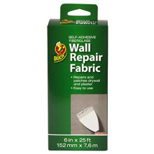 Tela Autoadhesiva para Reparación de Yeso Duck, 15 cm x 7,6 m, Rollo Individual, Blanco (282084)