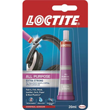 Loctite All Purpose Extra Strong Adhesive, Repositionable, Easy to Use, Ideal for Everyday and Crafting Needs, 1 x 20ml