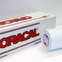 Rollo de vinilo blanco Oracal 651 de 24"" x 30 pies para cortadores de artesan a y cortadores de letreros de vinilo