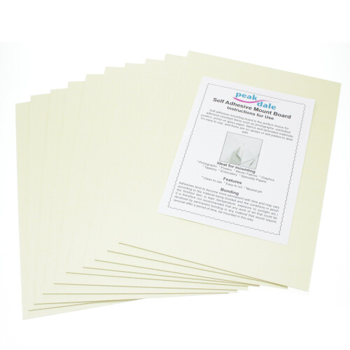 A4 Self Adhesive Mount Board, Pack of 10