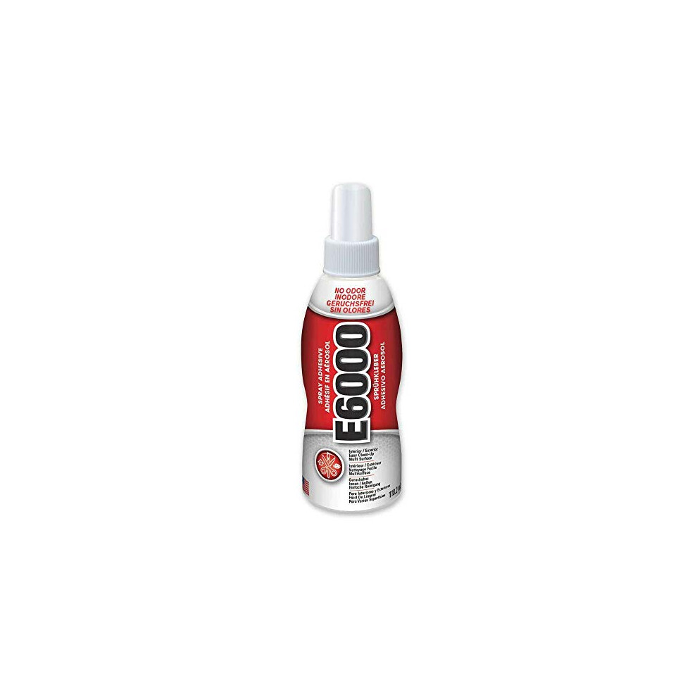 E6000 Pump Spray Glue Adhesive Clear, Strong, Flexible, Water Resistant, Photo Safe 118Ml 5060288604050