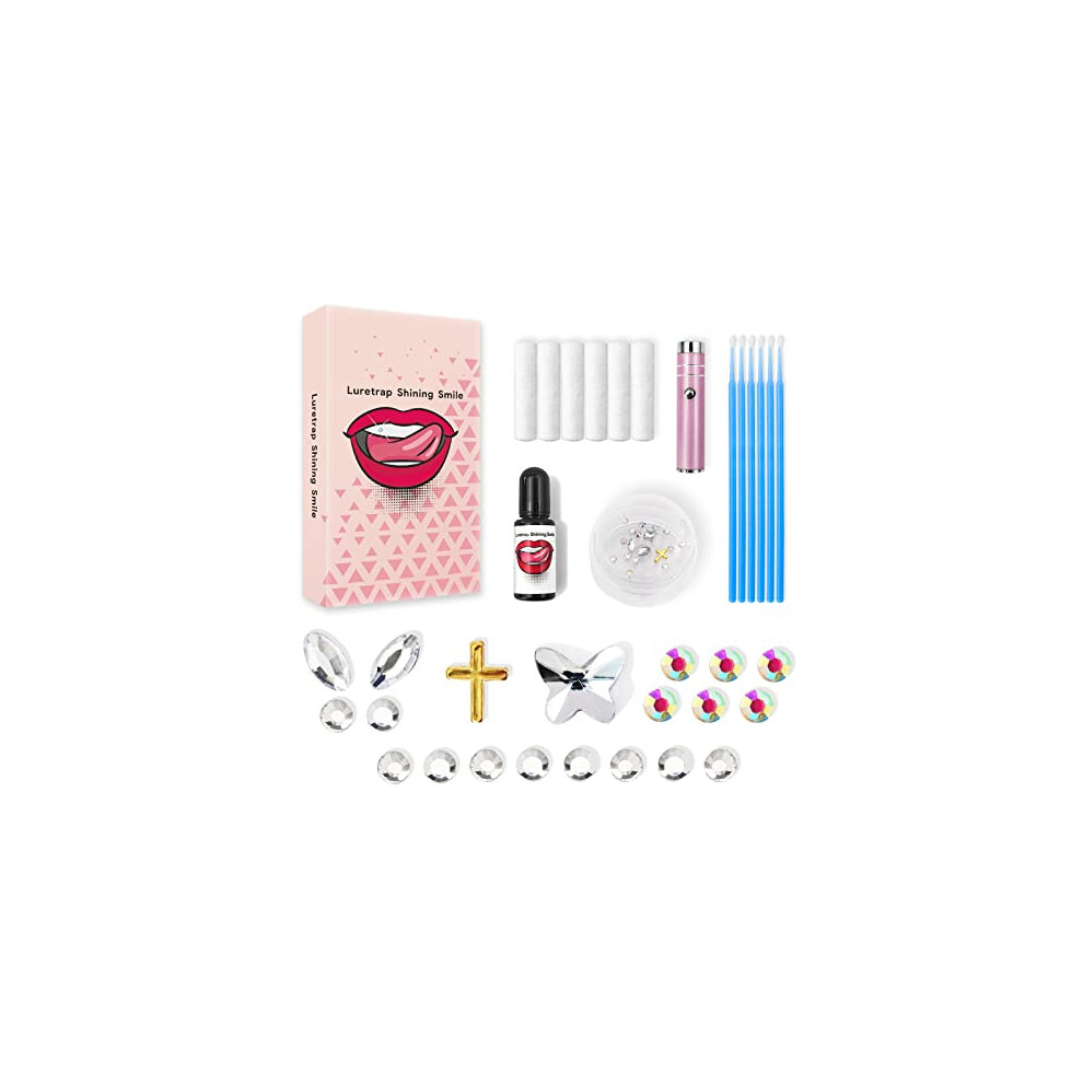 Luretrap DIY Tooth gem kit with Glue,Crystal Glue Jewelry Starter kit