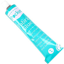 SEW Quick Fabric Glue for Almost All Type Fabrics Extra Strong Adhesive Bonds Quick Machine Washable Dry Cleanable DIY Craft Hemming Patching Soft