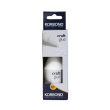 Korbond Craft Craft Glue ? 100ml ? Water Based & Non-Toxic - Fast Setting & Clear Drying Textile Adhesive
