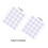200 Pieces 2 cm Diameter Self-Adhesive Hook and Loop Round Sticky Dots (White) 2
