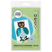 HomeHobby by 3L Creative Corners, Baby Blue, 0.5in/12mm (252 Pcs)