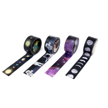 Suck UK | Washi Tape | Space Themed Washi Tape Sets Of 4 | Wide Paper Tape Space Gifts | Aesthetic Stationary Supplies & Scrapbook Accessories |