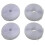 fiXte Hook and Loop Tape Roll Sew On (Not Adhesive) 2m x 2cm White (Double Pack) 1