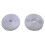fiXte Hook and Loop Tape Roll Sew On (Not Adhesive) 2m x 2cm White (Double Pack) 2
