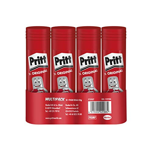 Pritt PK8MP Glue Sticks, 4?x 43g 1