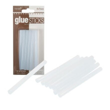 Trimits Hi-Tack Hot Glue Sticks, 12 Replacement Sticks, 7 x 100mm, Clear Glue Sticks