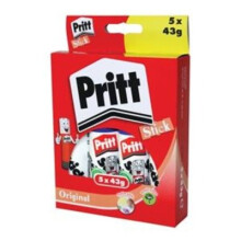 Pritt Solid Washable Non-Toxic Stick Glue, 43 g - Large, Pack of 15