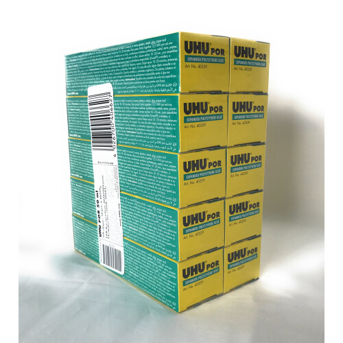 UHU POR Expanded Polystyrene Glue, 50ml, 10-pk 1