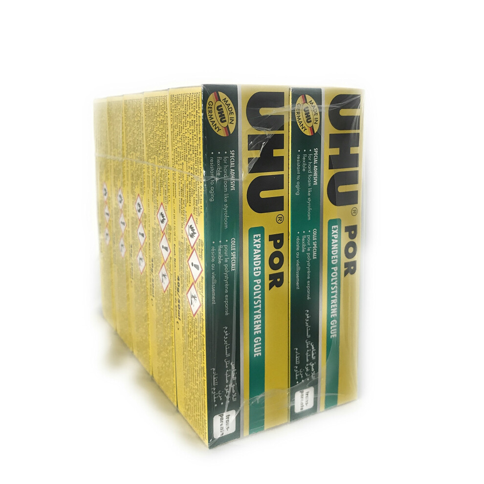 Uhu Por Expanded Polystyrene Glue, 50Ml, 10-Pk 4026700406627