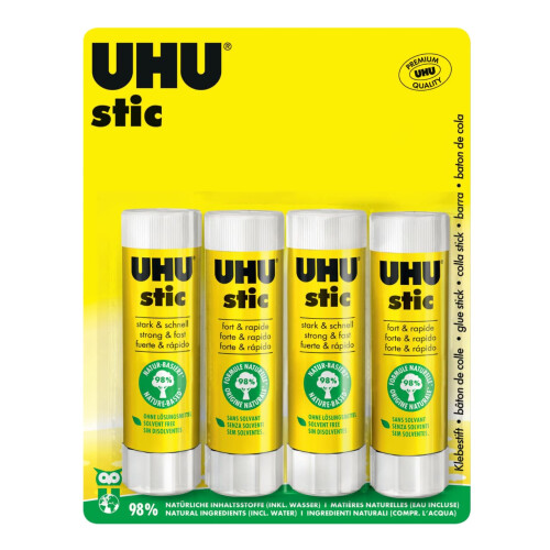 UHU Stic Solvent Free Glue Stick: 21g Each - 189