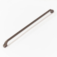 Rustic Antique Pewter Traditional Iron Cabinet D Handle 320mm