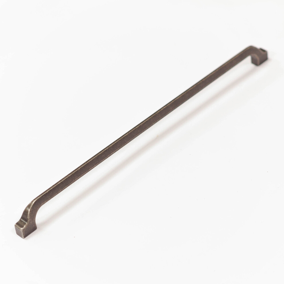 Rustic Antique Pewter Traditional Iron Cabinet D Handle 320Mm 5060796703733