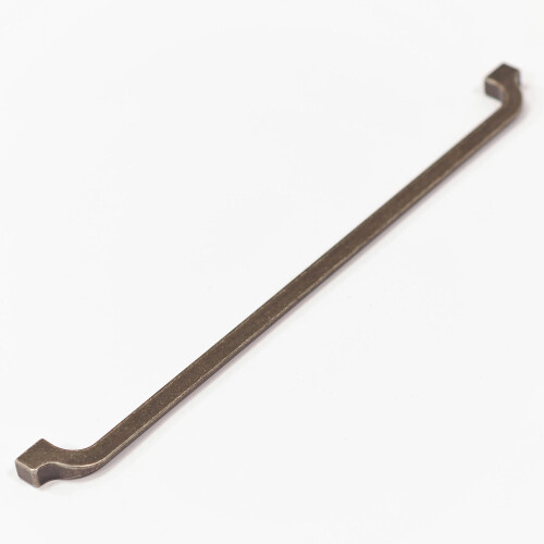 Rustic Antique Pewter Traditional Iron Cabinet D Handle 320mm 2