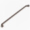Rustic Antique Pewter Traditional Iron Cabinet D Handle 320mm 4