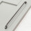 Rustic Antique Pewter Traditional Iron Cabinet D Handle 320mm 6