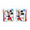 Bestway Brassards de nage - BESTWAY - Mickey Mouse - Multicolore - Vinyle résistant - 2 chambres à air 1