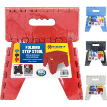BARGAINSGALORE NEW FOLDING HANDY STEP STOOL STRONG 150KG HANDLE STORAGE COLLAPSIBLE MULTI USE