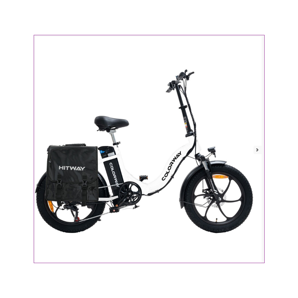 Electric Folding Bike, 20" Fat Tyre, 15 Ah 250W 36V, 35-90KM COLORWAY