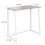 Dripex Dripex Compact Folding Desk No Assembly Required Computer Desk Folding Hobby Craft Table, Oak 3