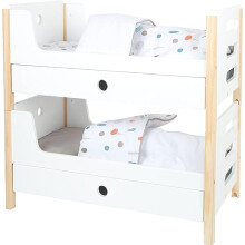 Small Foot 11811 Lit Little Button, met Compartimenten voor het Opslaan van Poppenaccessoires